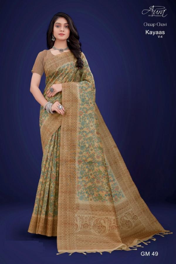 Aura Kayaas Vol 4 Cotton Handloom Saree Collection